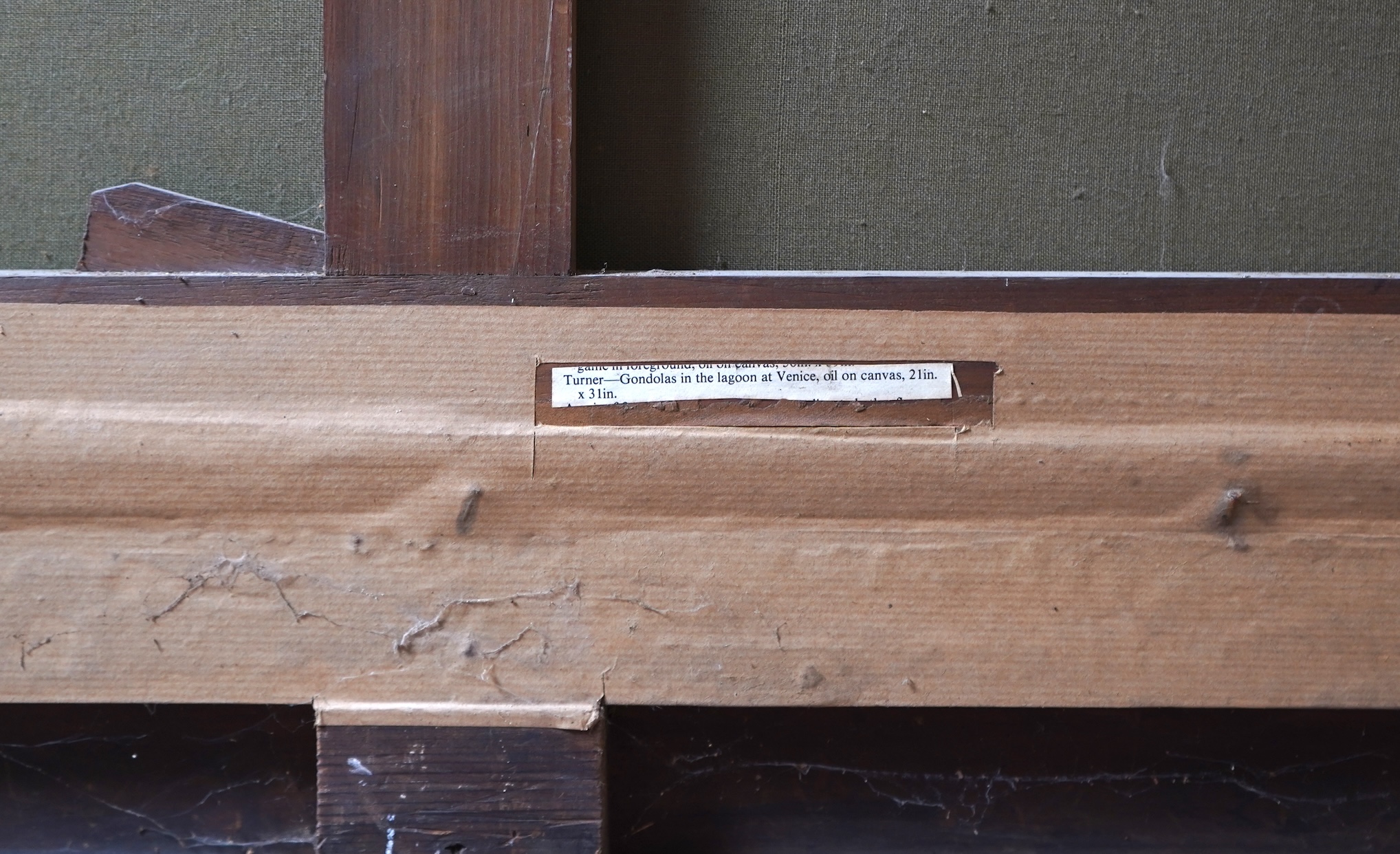 After Joseph Mallord William Turner RA, 1775-1851, 'Gondolas on the Lagoon at Venice'